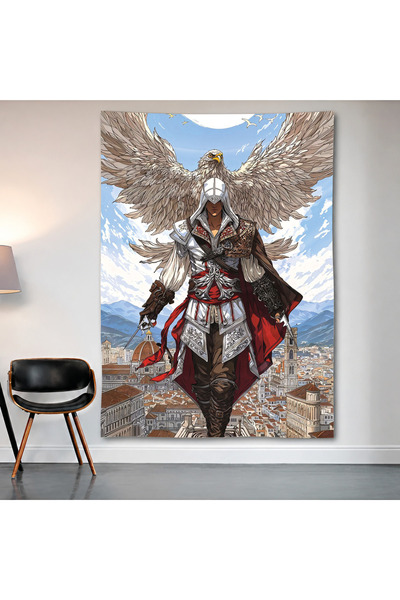 Geek Cultcha Assassin's Creed Wall Covering Wall Tapestry First Quality Satin...