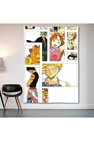 Geek Cultcha Bleach Manga Panels Wall Covering Wall Tapestry First Quality Sa...