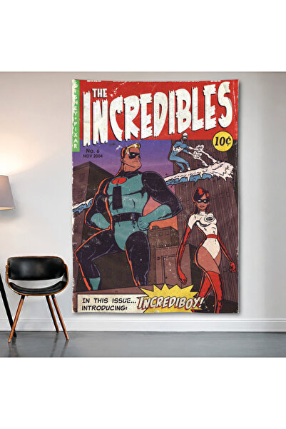 Geek Cultcha The Incredibles Comic Cover Wall Covering Wall Tapestry First Qu...