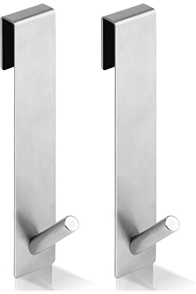 Arabest 2-Pack Door Hooks,Stainless Steel,Vertical Over The Door Hanging Hook...