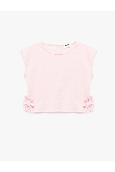 Koton Bow Detailed Crew Neck Sleeveless Blouse