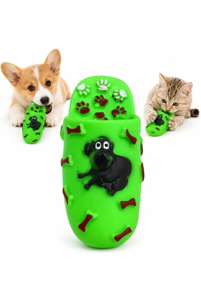 MİANNA PatiPlay Sesli Terlik Köpek Isırma ve Çiğneme Oyuncağı