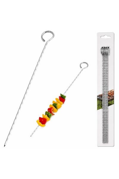 Flippy Tepuse pentru frigarui, Flippy, rasucite, din metal, Set 6 bucati, pen...