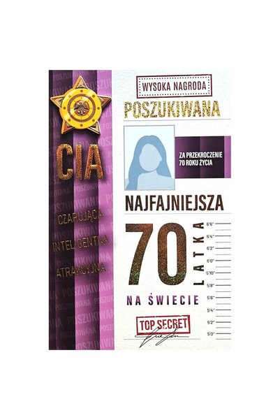 Yeku Felicitare de 70 de ani pentru ea, format 206x139