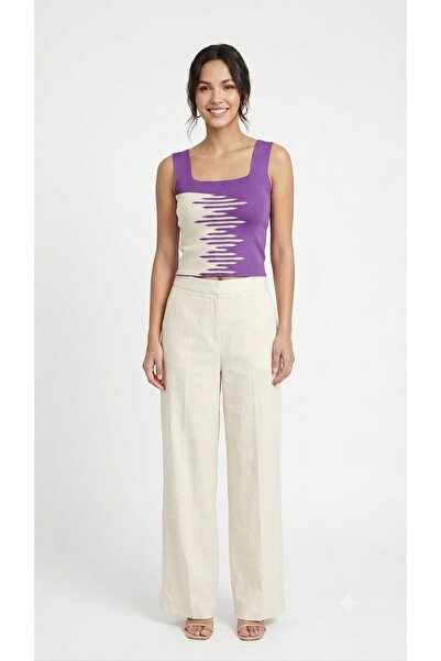 onno style women Square Collar Sleeveless Strappy Women's Bluz