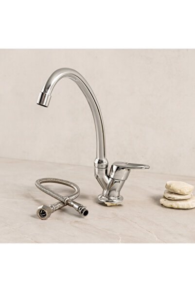 magicool Single Handle Marble-Look Basin Faucet (On-Off)