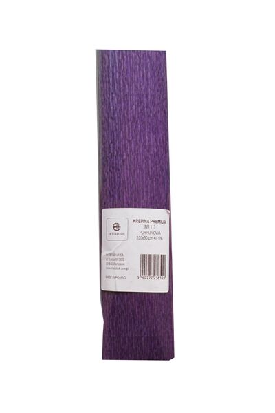 Interdruk Hartie creponata, Interdruk, 200x50 cm, Mov