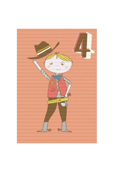 Museums & Galleries Felicitare aniversara B6 multicolor cu plic pentru baieti
