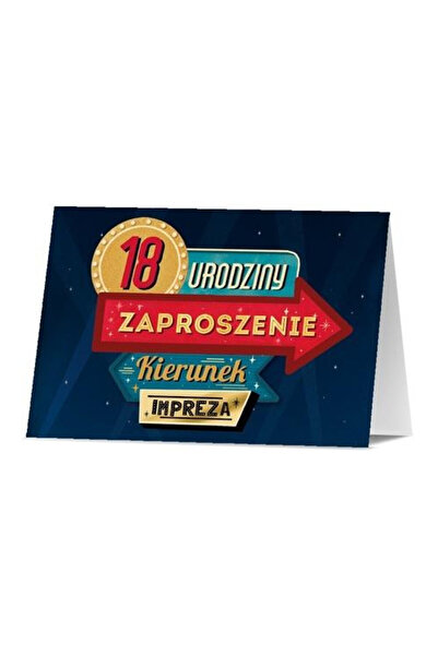 Pan Dragon Invitatii / carduri pentru 18 ani Pan Dragon, cu plicuri, format 1...