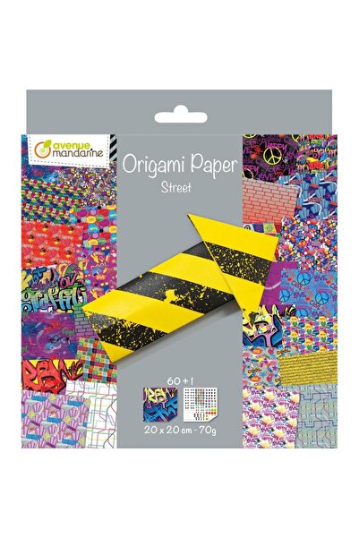 Clairefontaine Hartie origami Sztuka Uliczna multicolor 20x20cm 60 foi