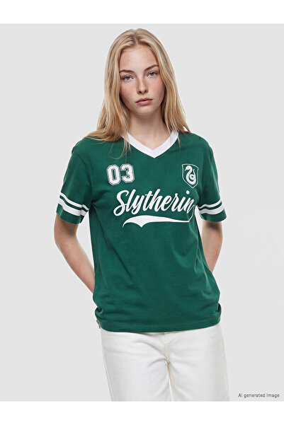 LC Waikiki Tricou de damă supradimensionat cu imprimeu Harry Potter