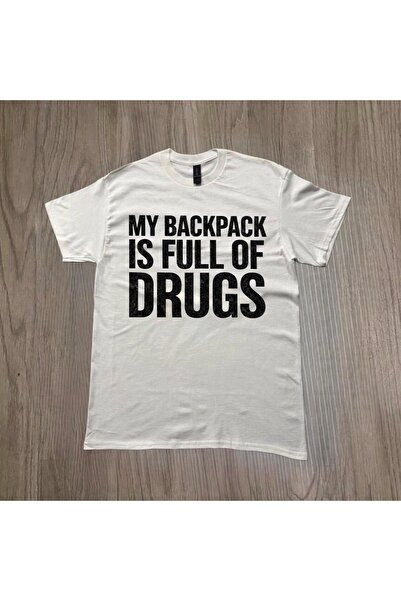 Grafftee Clothing Το σακίδιό μου είναι γεμάτο φάρμακα Τυπωμένο Unisex Oversiz...