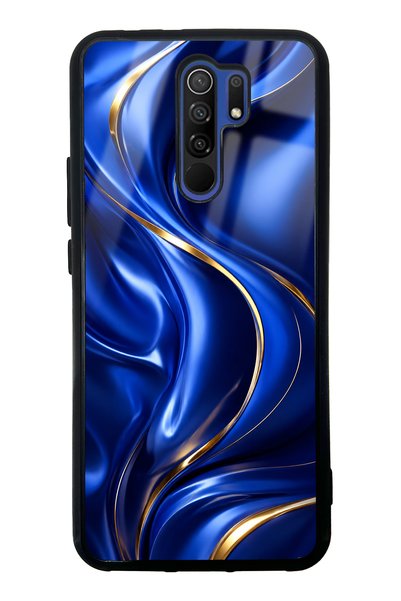 Spoyi Xiaomi Redmi 9 Royal Sapphire Flow Design Glossy Phone Case