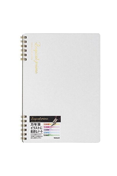 Nakabayashi Caiet A5, Nakabayashi, pagini albe, design minimalist, alb