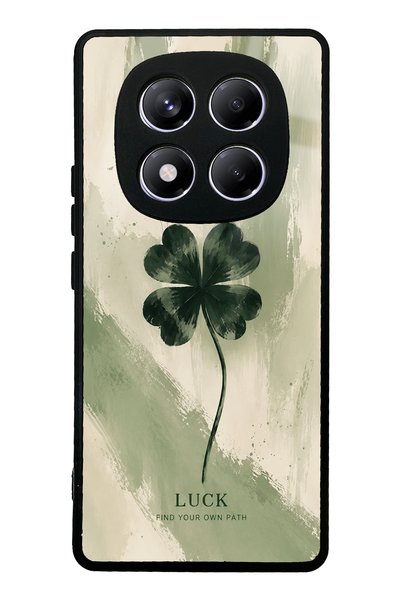 Spoyi Xiaomi Redmi Note 14 Pro 4g Lucky Sage Clover Design Glossy Phone Case