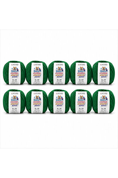 Oxford İplik 10'lu Paket Oxford Baby Cotton Amigurumi Punch 50gr/150m No:130 ...
