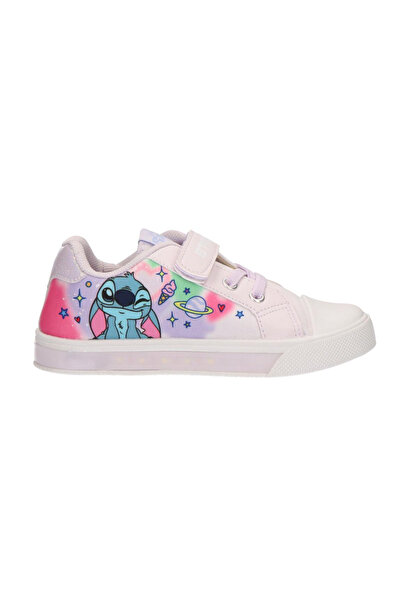 Lilo & Stitch Pantofi sport cu lumini și închidere cu scai, Lila