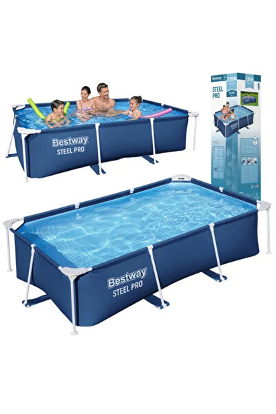 BESTWAY Πισίνα Steel Pro με Μεταλλικό Σκελετό 259x170x61 cm