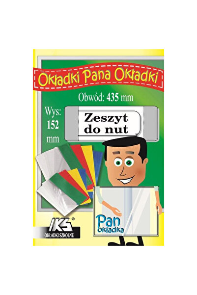 İKS Copertine pentru caiete de partituri, folie 0,12 mm, pentru circumferinta...