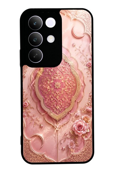 Spoyi Realme C85 Blush Crescent Palace Design Glossy Phone Case