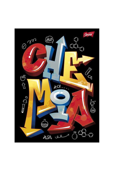 Unipap Caiet/notebook Chemistry with cheat-sheet, A5, 60 foi, patratele, Mult...