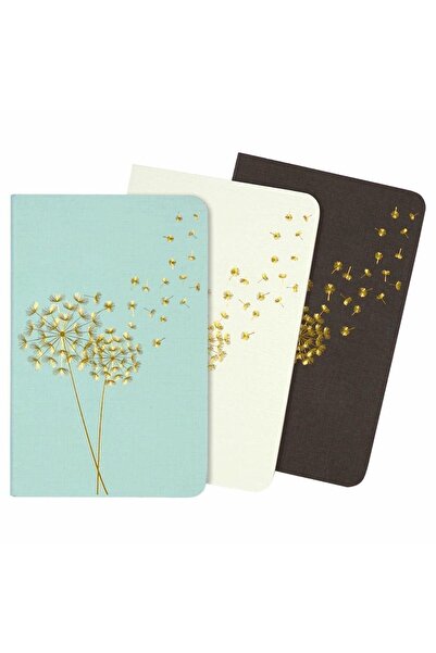 Peter Pauper Press Set 3 caiete multicolor 9x14cm