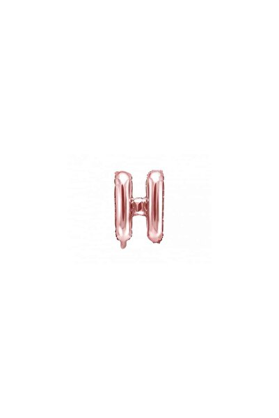 Baloane Vesele Balon Folie Litera H Rose Gold 40 cm LTR1-H