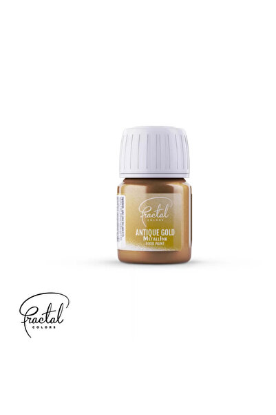 Fractal Colorant alimentar metalic, Auriu Antic, auriu, 30 ml