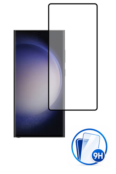 Samsung S23 Ultra Uyumlu Temperli Cam Ekran Koruyucu Tam Kaplama 9H Darbe Korumalı HD Şeffaflık