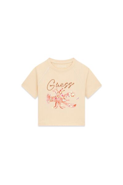 Guess Tricou de fată J6GI08K8HM4 Portocaliu