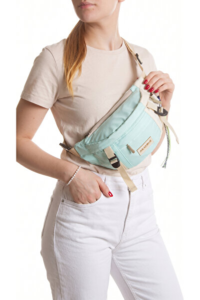 the loop design Unisex Çok Renkli Çok Bölmeli Bel ve Çapraz Omuz Çantası Ayar...
