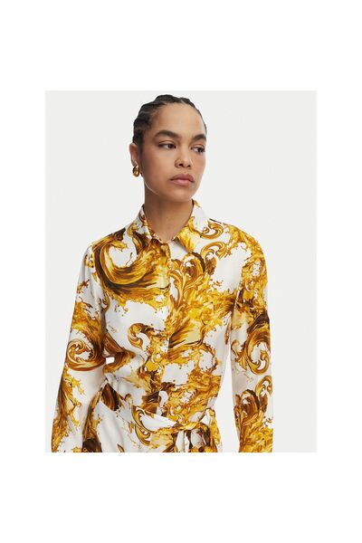 VERSACE JEANS COUTURE Γυναικείο Πουκαμισοφόρεμα 80HAO911 NS757 Λευκό