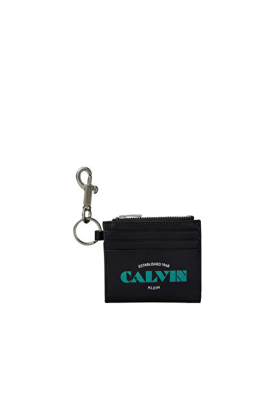 Calvin Klein GRAPHIC CARDHOLDER W, UB1 Erkek Siyah Cüzdan