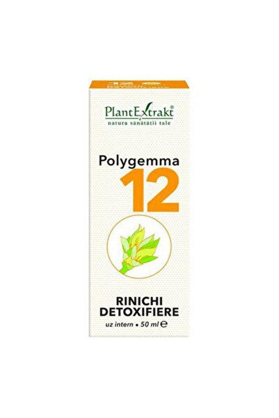 Plantextrakt Polygemma Nr 12 Rinichi - Detoxifiere Plantextrakt, 50 ml