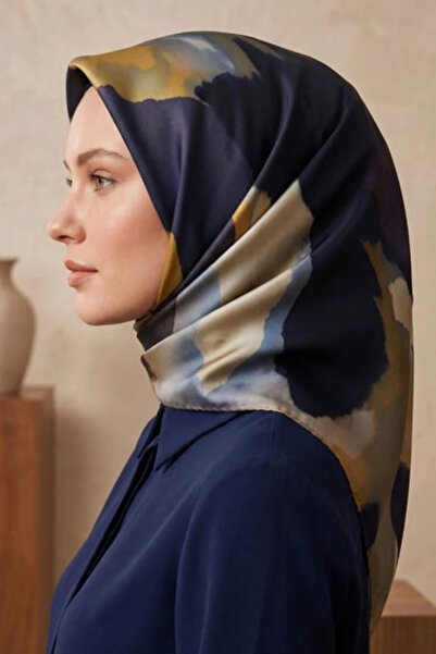 Aker Sura Silk Patterned Scarf 9072701