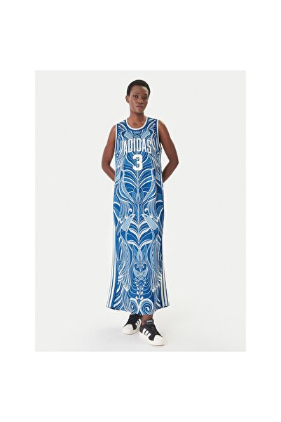 adidas Rochie de zi cu zi pentru femei KD4621 Albastru