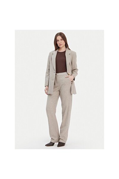 Armani Exchange Pantaloni de damă din material textil XW000723 AF16146 Bej