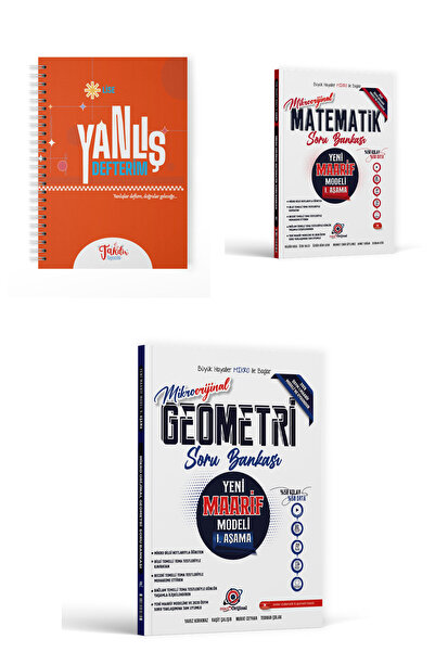 Orijinal Yayınları Takdir Lise Yanlış Defterim Orijinal Mikro TYT Matematik v...