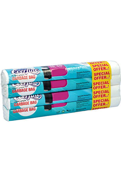 EVERFINE Garbage Bag Rolls White 56x60cm 30's