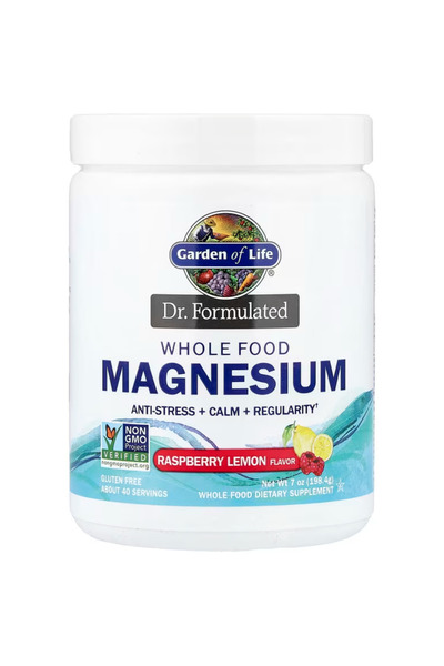 GARDEN OF LIFE Dr. Formulated Whole Food Magnesium Complex Powder with Probio...