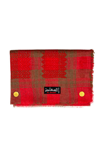 First Life Colorful Shawl with Stylish Color Interlays That Add a Luxurious T...
