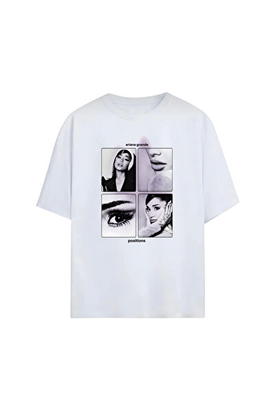 Grafftee Clothing Ariana Grande Tasarım Baskılı Premium Unisex Pamuklu Tişört...