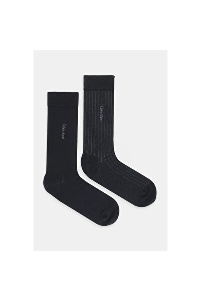 Calvin Klein Unisex Brand Logo Black Socks Suitable for Daily Use