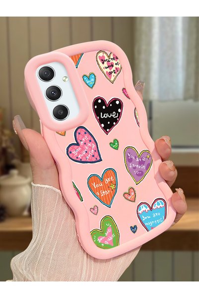 Hontinga Samsung Galaxy A34 5g Compatible Case Camera Protector Pink Silicone...