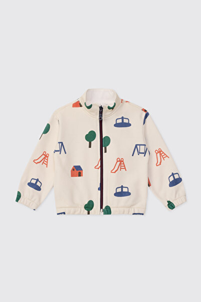 Panço Erkek Bebek Bej Sweatshirt