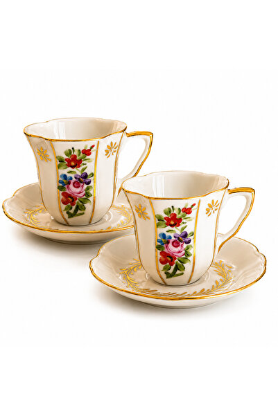 ELA'S CONCEPT 2 Handmade Porcelain Coffee Cups