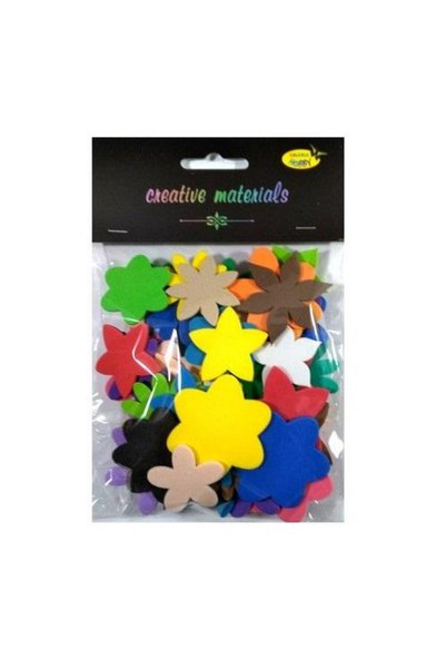 Galeria Hobby Flori din spumă, mix 10 g – elemente decorative 35–48 mm