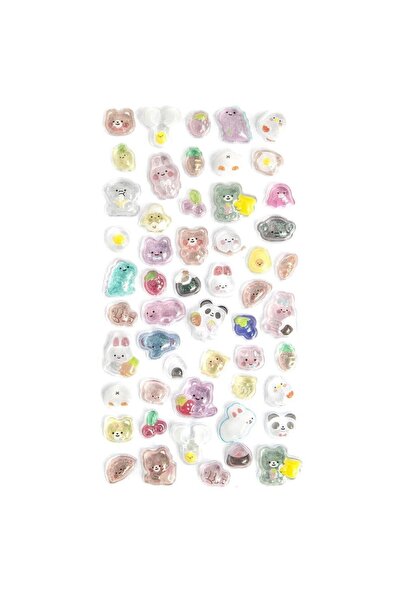 OEM Set stickere decorative Dalprint dpCraft multicolor 95x226mm 53 buc