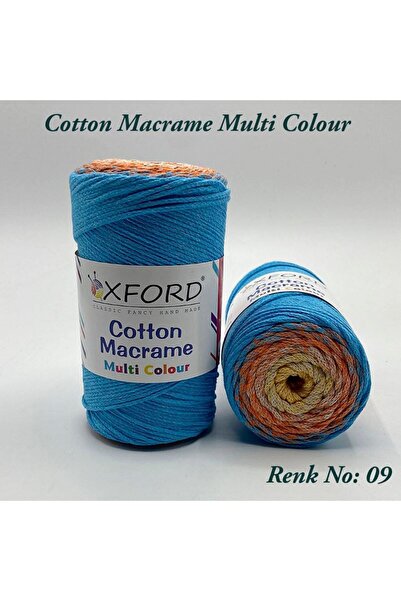 Oxford İplik Cotton Macrame Multi Colour Renk No: 09