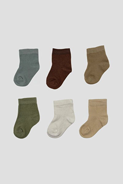 Defne Baby Newborn Unisex Premium Cotton Booties Socks Set